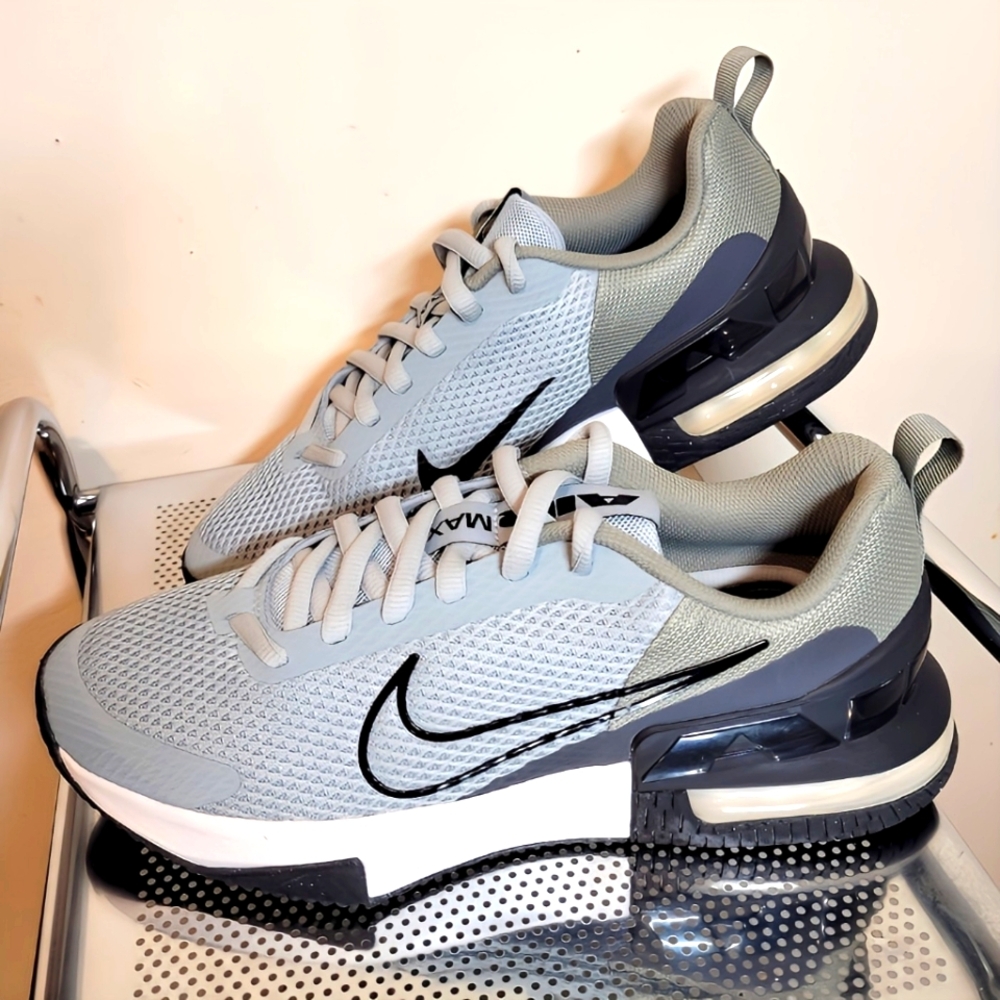 Men Nike Air Max Alpha Trainer 6 Shoes Anthracite/White FQ1833-007 Size 9